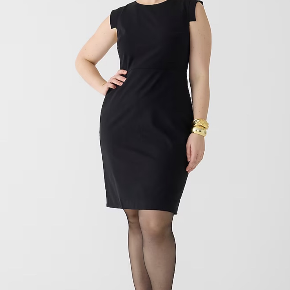 J. Crew Resume Dress Black